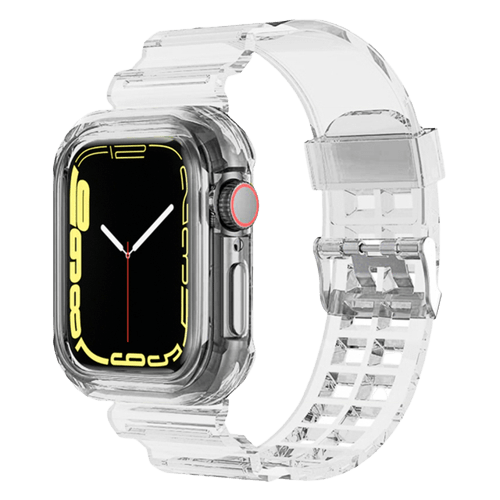 Bracelet et Coque transparent pour Apple Watch