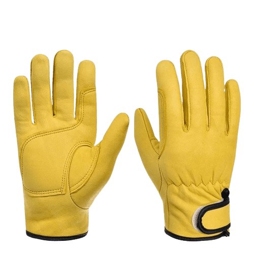 gants de manutention jaune