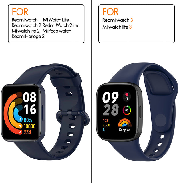 Bracelet silicone pour Xiaomi Redmi Watch