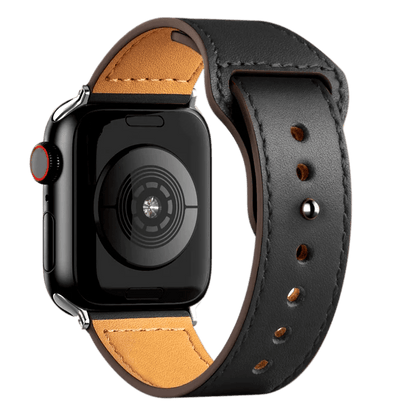 Bracelet pour Apple Watch cuir noir