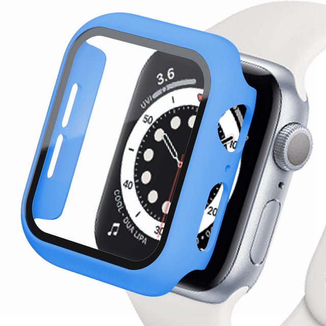 Coque de protection pour montre connectée bleu