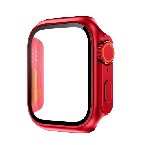 Coque pour Apple Watch Serie 9 rouge