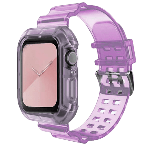 Bracelet et Coque Violet pour Apple Watch