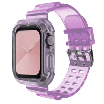 Bracelet et Coque Violet pour Apple Watch