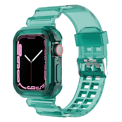 Bracelet et Coque vert pour Apple Watch