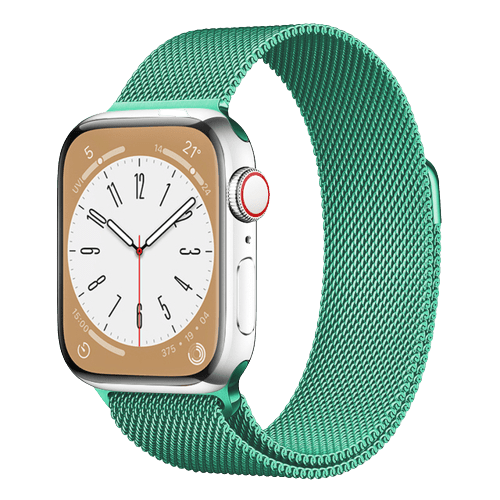 Bracelet Milanais pour Montre Connectée couleur couleur vert