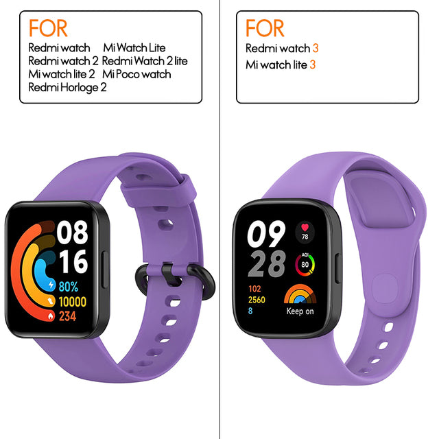 Silicone Strap for Xiaomi Redmi Watch Connected Watch Safety Shift